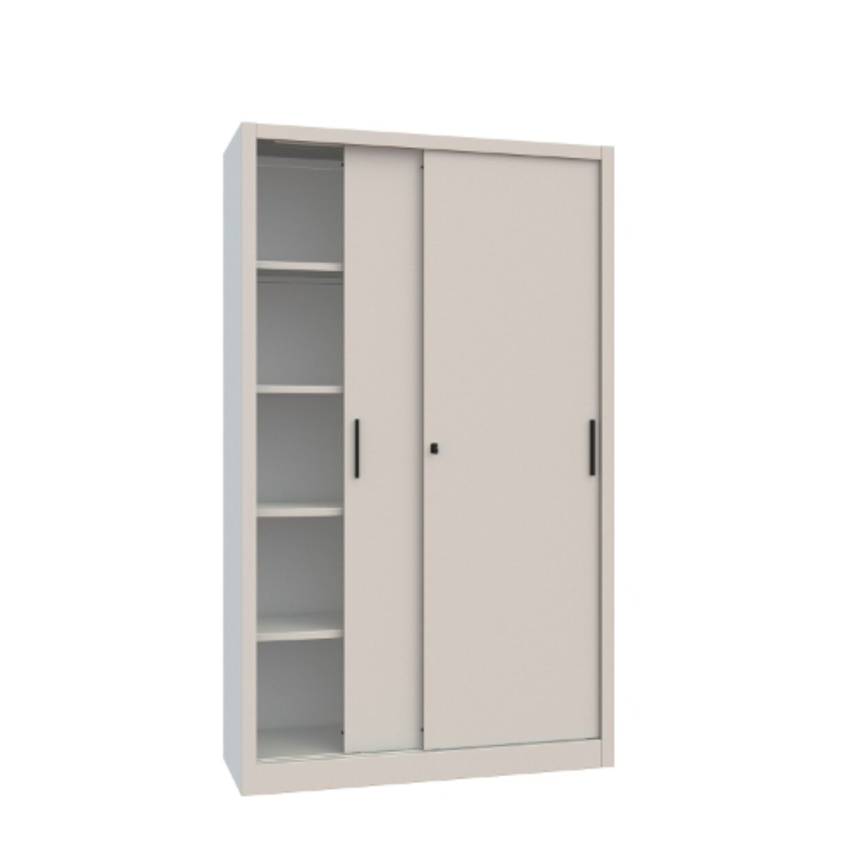 Armadio con Ante Scorrevoli metallo – 4 ripiani