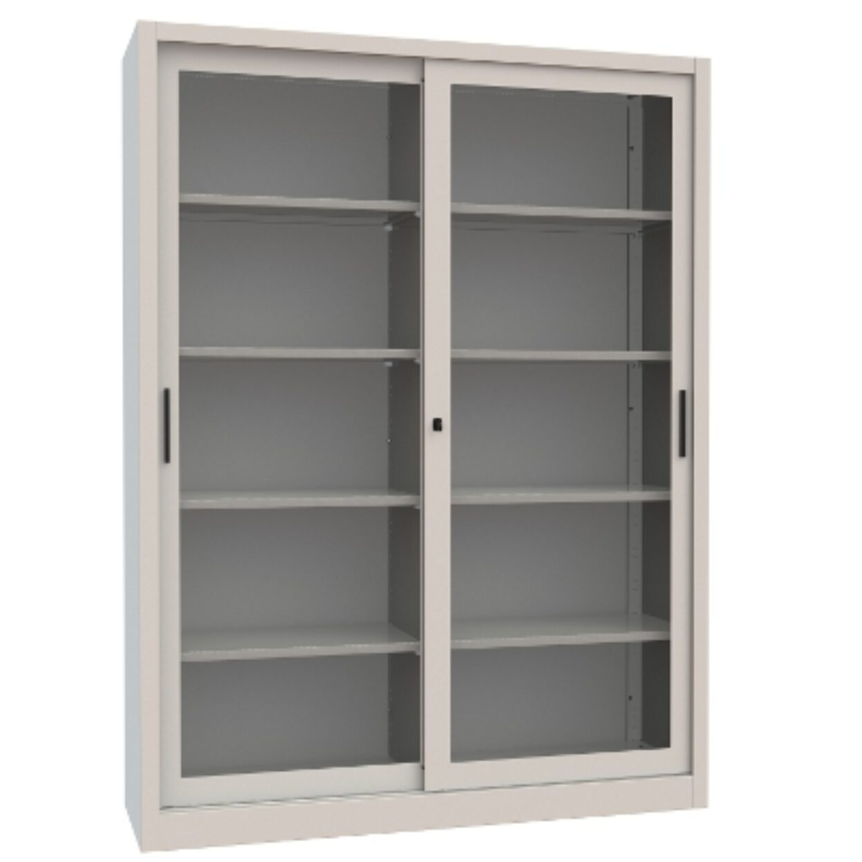 Armadio con Ante Scorrevoli Vetro temperato  4+4 ripiani