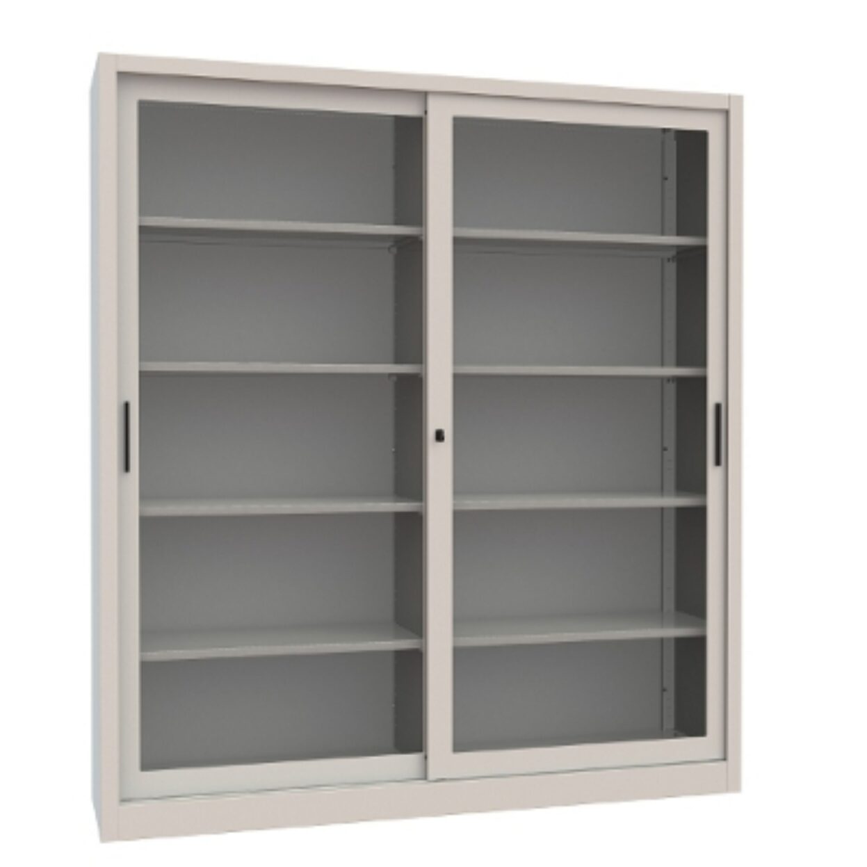 Armadio con Ante Scorrevoli Vetro temperato  4+4 ripiani