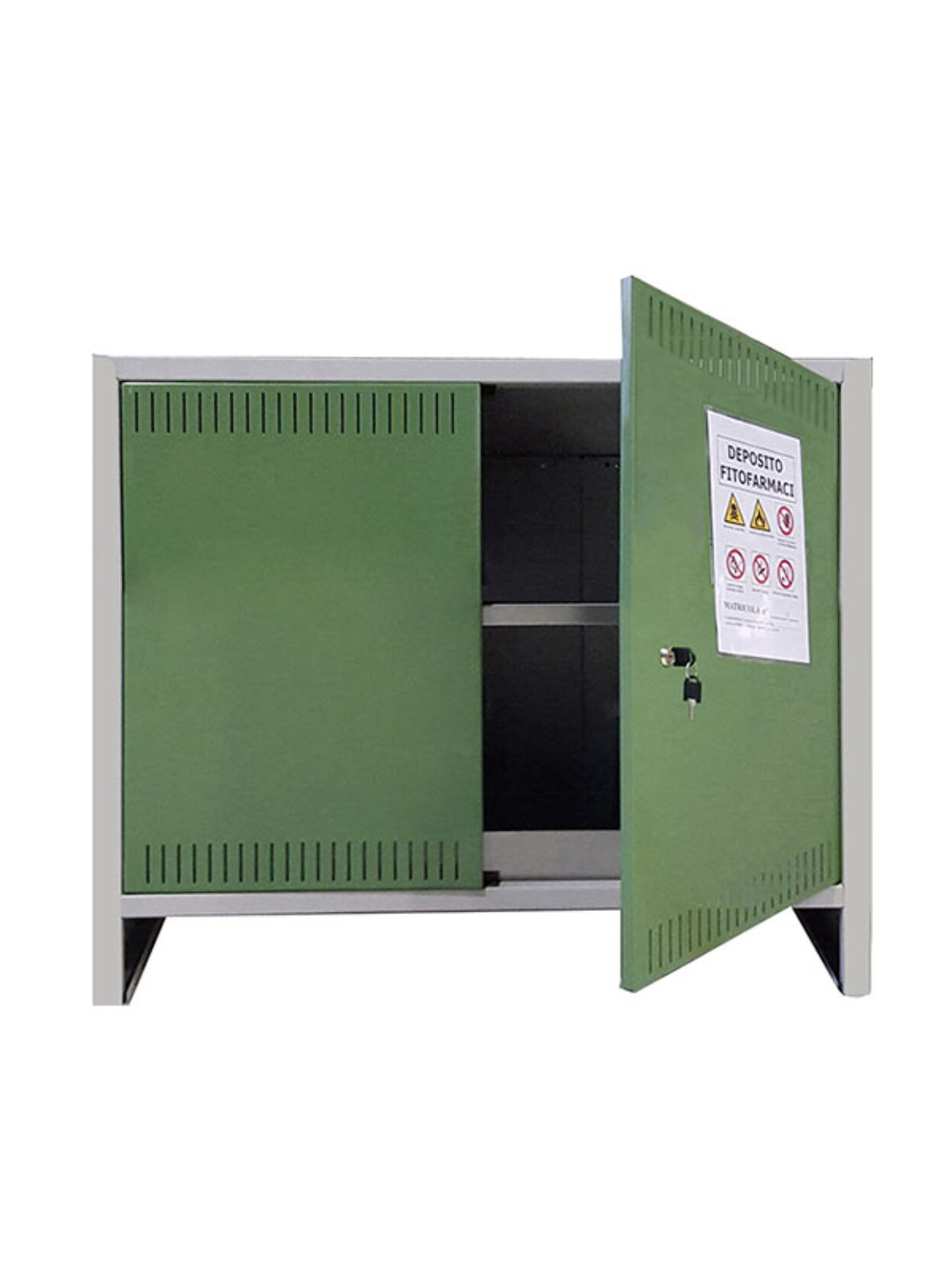 Armadio Basso metallo 2 ante