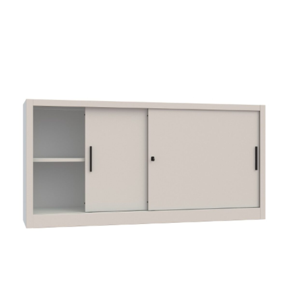 Sopralzo con Ante Scorrevoli metallo – 1+ 1 ripiani (per utilizzo libreria completare con top metallo o nobilitato)