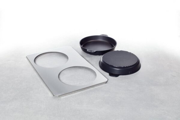 60.73.287 Tegame per arrosti e cottura in forno, Set tegame per arrosti e cottura in forno grande (2 pezzi inclusa piastra di supporto) - RAT