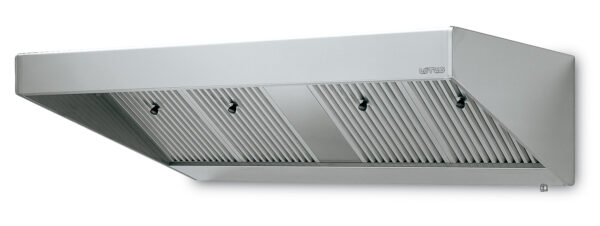 CAPPA A PARETE Completa di 2 motori aspiranti. Portata 4840 mc/h - 0,3 m/sec