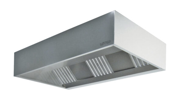 CAPPA A PARETE CUBICA Completa di 2 motori aspiranti. Portata 4114 mc/h a 0,3 m/sec