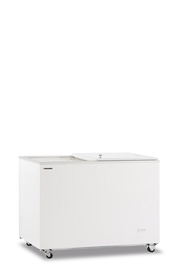 Congelatore statico a pozzo porta cieca scorrevole