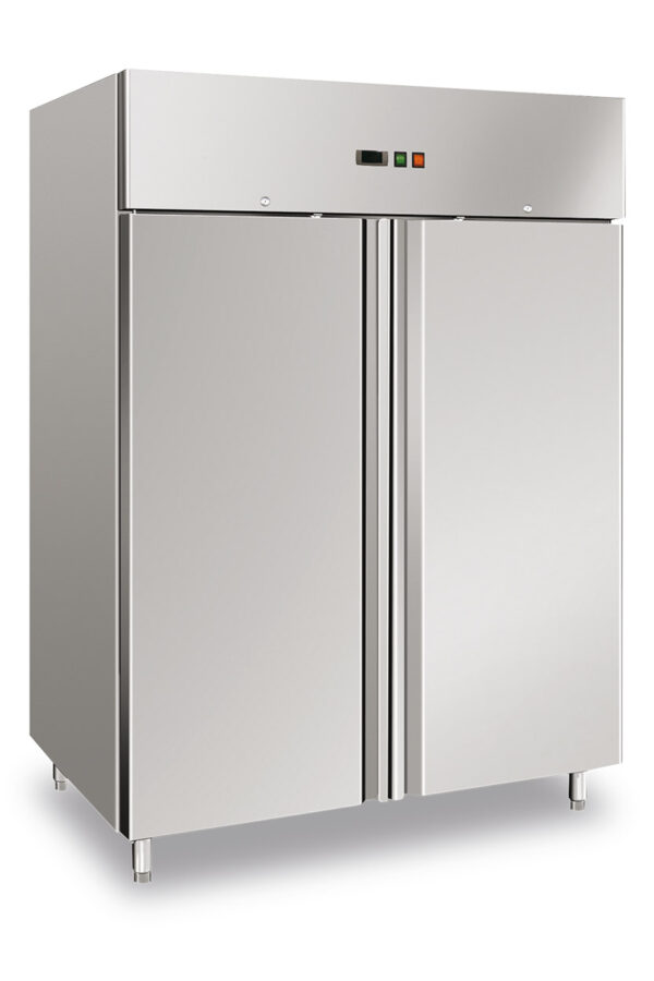 Armadio acciaio doppia porta ventilato. Temperatura normale