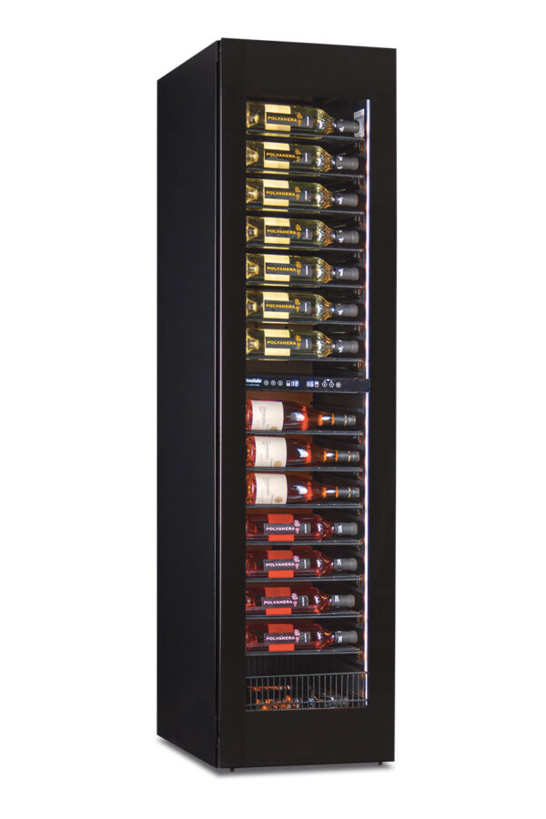 Frigo vini ventilato doppia zona di temperatura