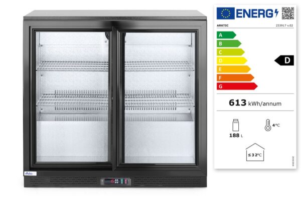 Refrigeratore a porte scorrevoli da 197 l