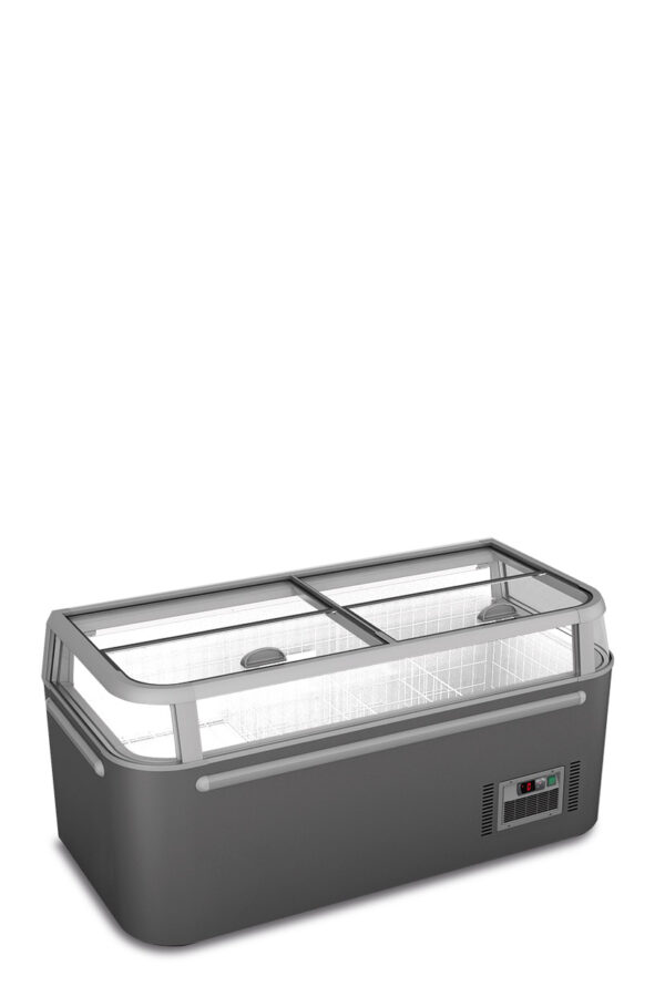 Isola panoramica statica con sbrinamento automatico vetro piatto