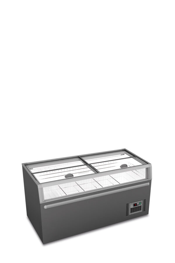 Isola panoramica statica con sbrinamento automatico vetro piatto