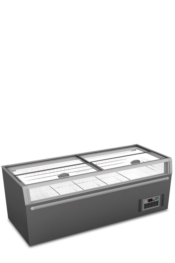 Isola panoramica statica con sbrinamento automatico vetro piatto