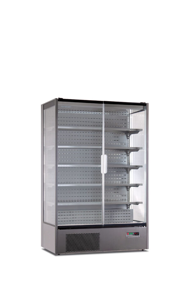 Armadio murale tre lati vetro doppia porta ventilato 
Temperatura normale