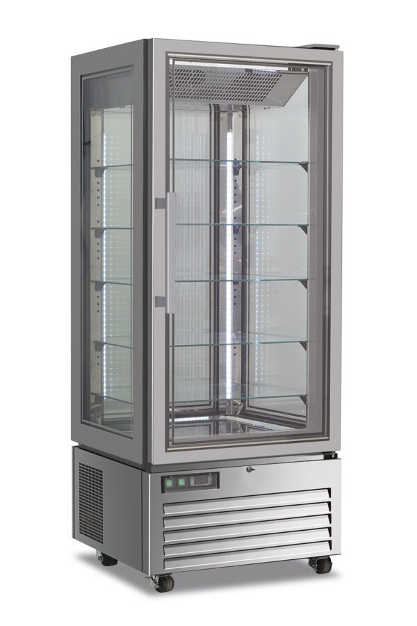 Frigo pasticceria quattro lati vetro no frost positivo