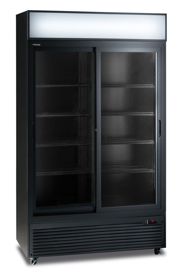 Frigo bibite doppia porta scorrevole ventilato