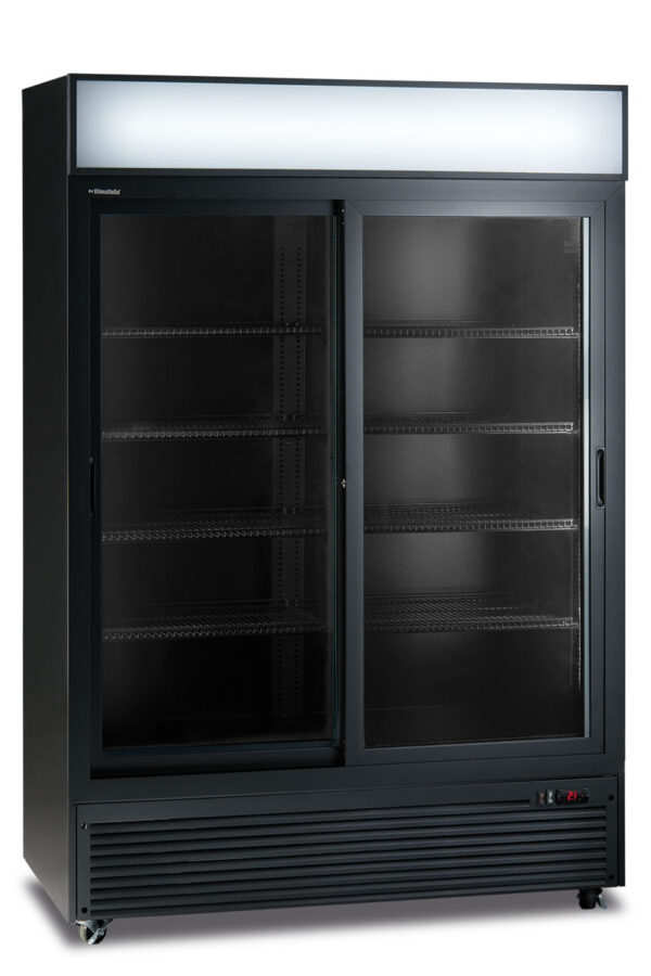 Frigo bibite doppia porta scorrevole ventilato