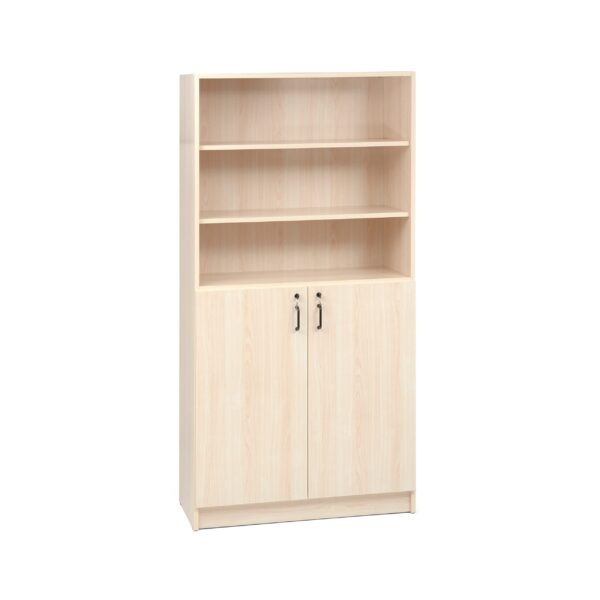 ARMADIO CON VANO A GIORNO E DUE ANTE CON 5 RIPIANI