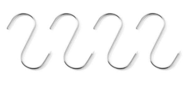 Set 4 pezzi ganci per carni - 4 pezzi