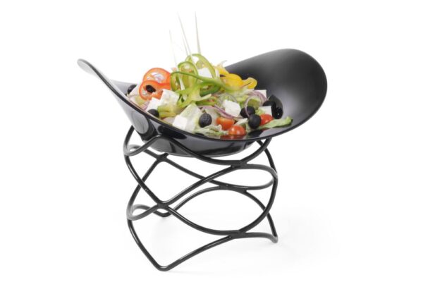 Alzata per buffèt in acciaio, diametro 200x(H)100