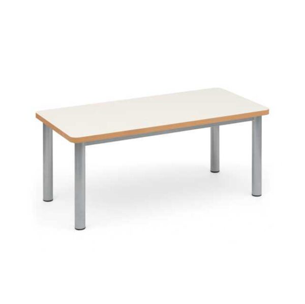 Banco Rettangolare Gambe in metallo Tubo 40