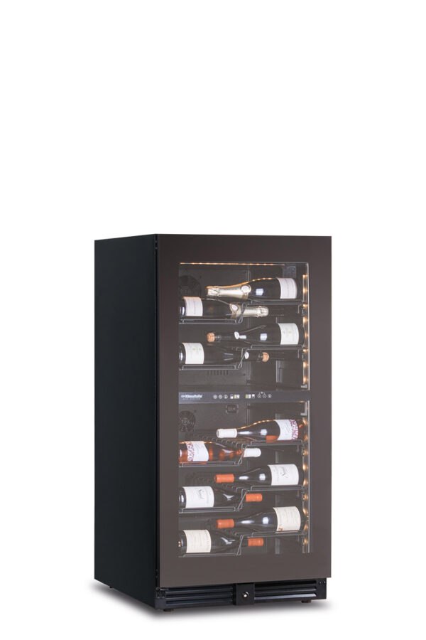 Frigo vini ventilato doppia zona di temperatura