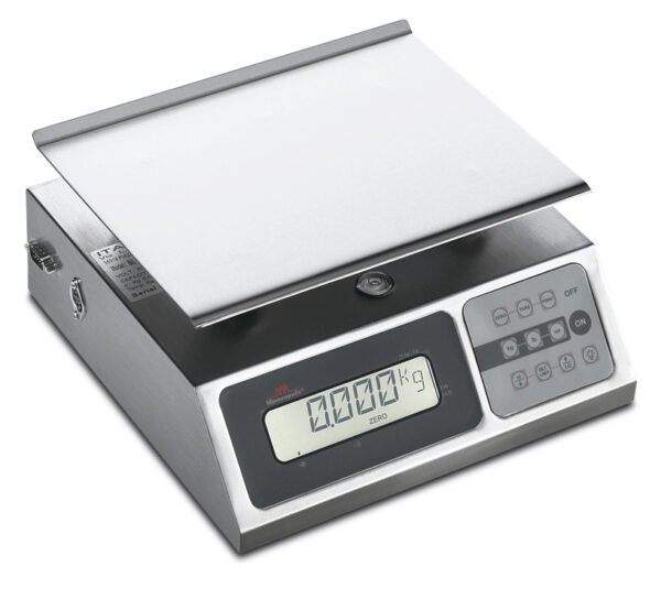 Bilancia digitale, portatile, da cucina:
- Piano appoggia merce in acciaio inox cm.24x18
- Ampio display digitale retroilluminato.
- Alimentazione a batteria ricaricabile.
- Unità di pesata g, lb e oz.
- Porta seriale per collegamento dati.
- Massima pesa