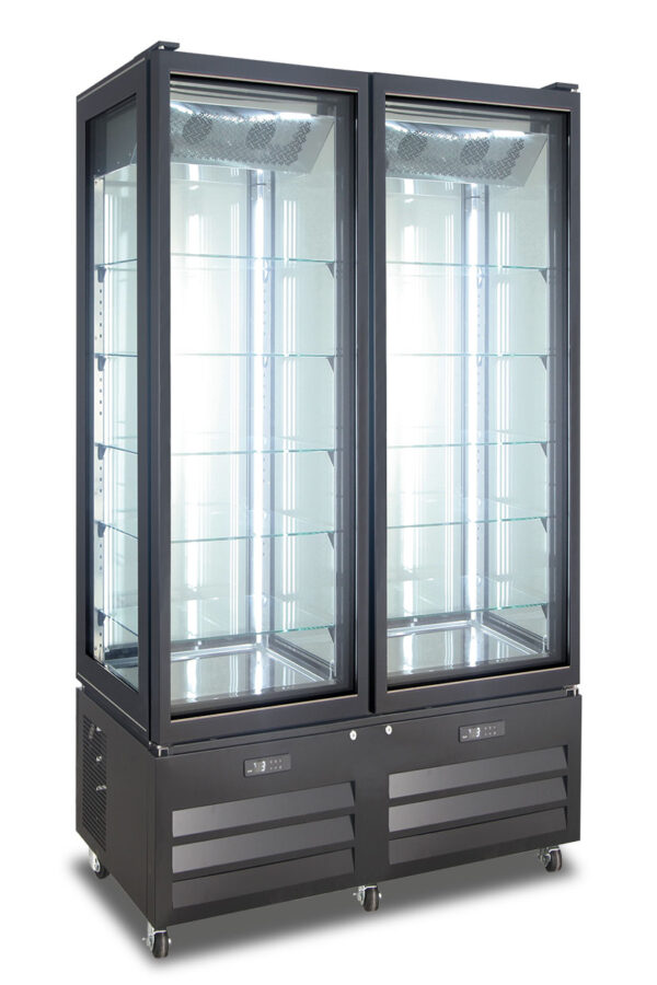 Frigo pasticceria quattro lati vetro no frost negativo