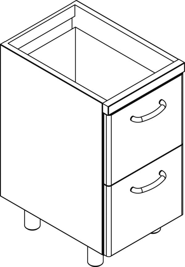 2 CASSETTI cm.31,8x52x25