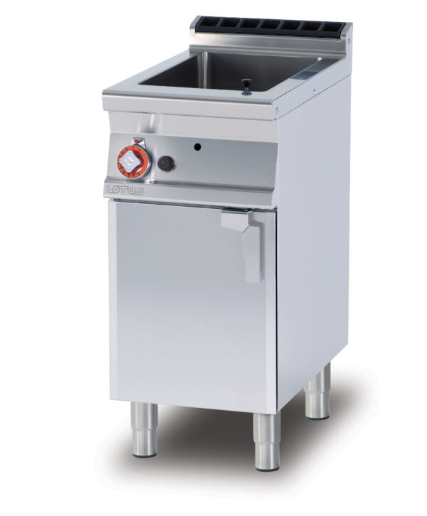 BRASIERA FISSA MULTIFUNZIONALE GAS Vasca cm. 30x68x10h (inclusa 1 testata chiusura piano mod.TPA-9)