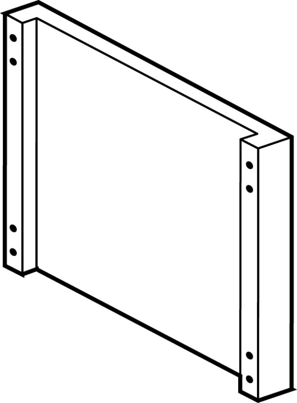DIVISORIO Necessario per applicare cassettiera C-4 su mobile M-8