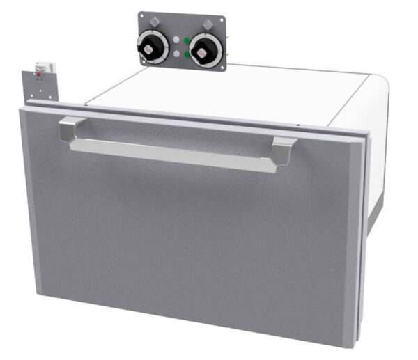 Forno elettrico statico cm. 67x55x34h, temp: 50÷300°C, con 1 griglia cm.65x53 GN2/1