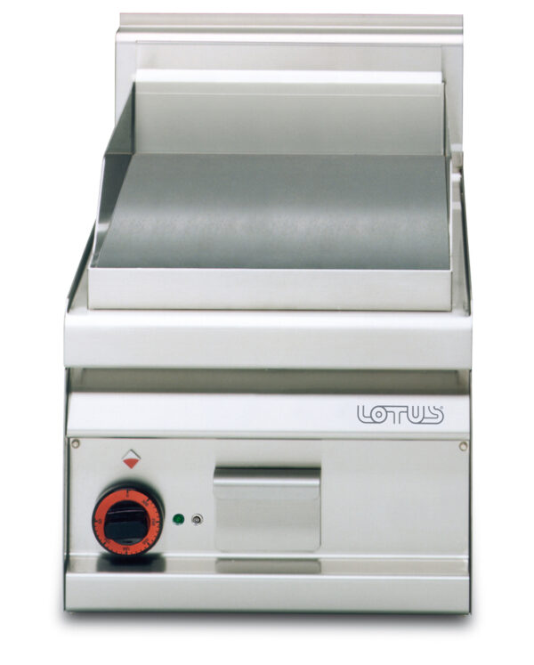 Fry-top elettrico liscio, piastra cm.35,5x55