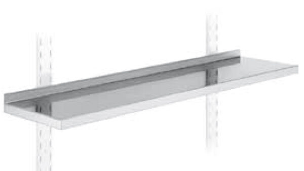 RIPIANO A PARETE liscio con 2 mensole
