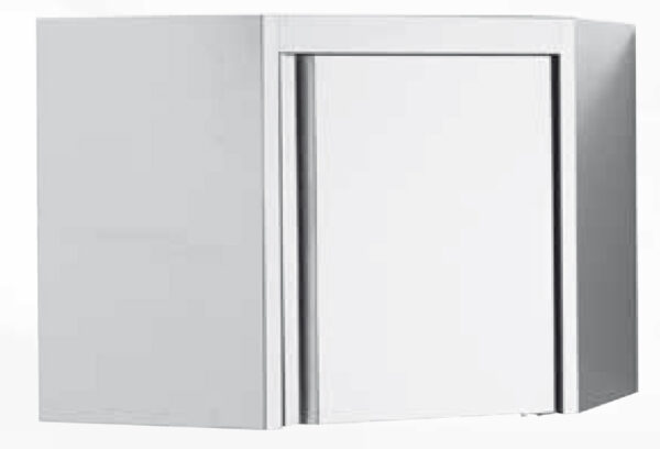 PENSILE ad angolo, con porta a battente