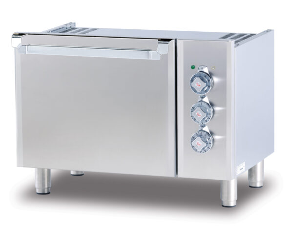 BASE CON Forno elettrico multifunzione cm. 46x37x35h, temp: 50÷250°C, con 1 griglia cm.41x32,5 - porta vetro (non sovrapporre elementi ad induzione)
