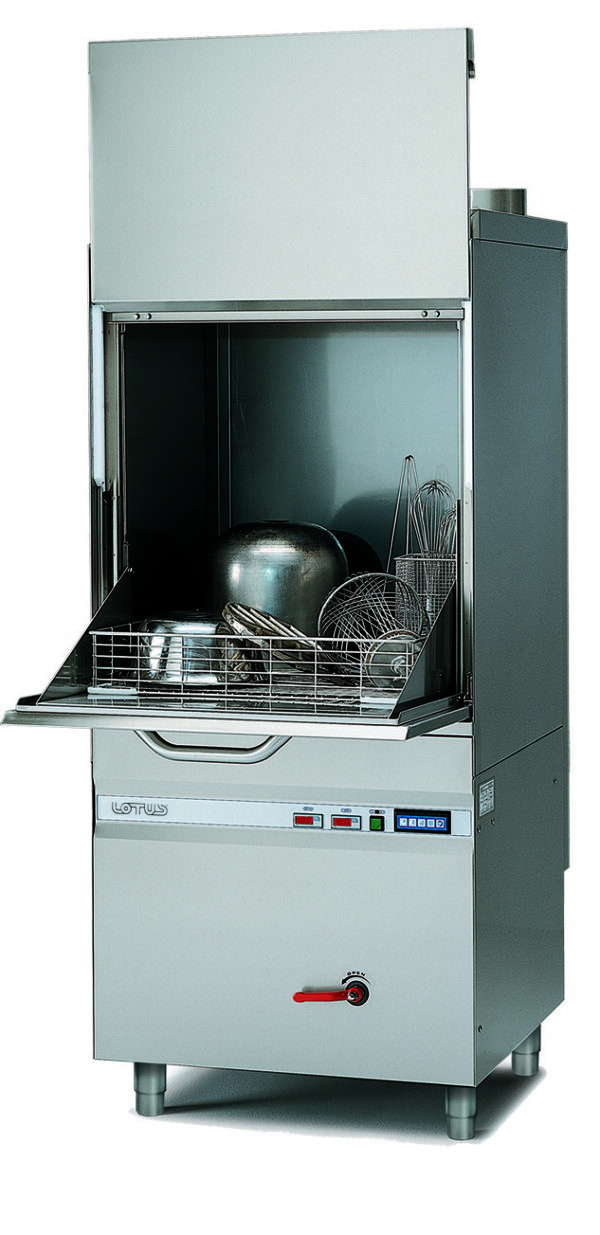 LAVAOGGETTI PARETE SINGOLA - vasca con doppia parete, impianto idraulico dedicato e potenziato, con rubinetto frontale per scarico acqua e indicatori temperatura boiler e vasca meccanici. vasca con angoli arrotondati, filtri a tutta vasca, funzionamento c