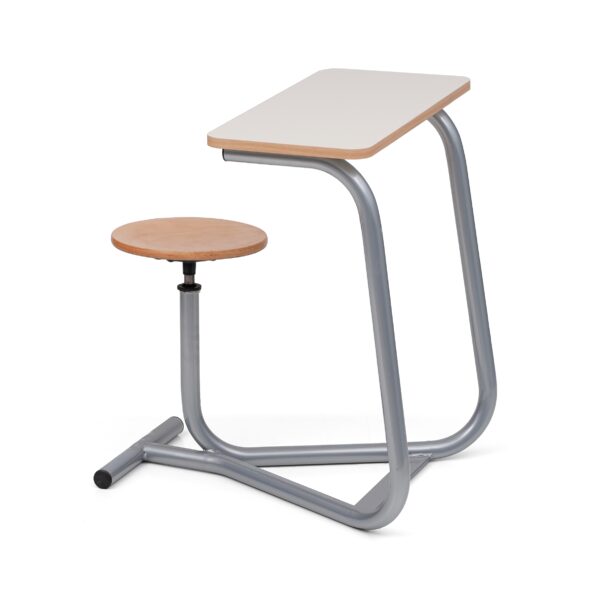 Tavolo Monoblocco Con Sgabello Girevole