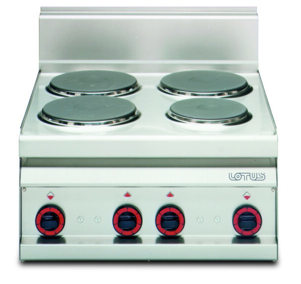 PIANO COTTURA TRIFASE N. 4 piastre