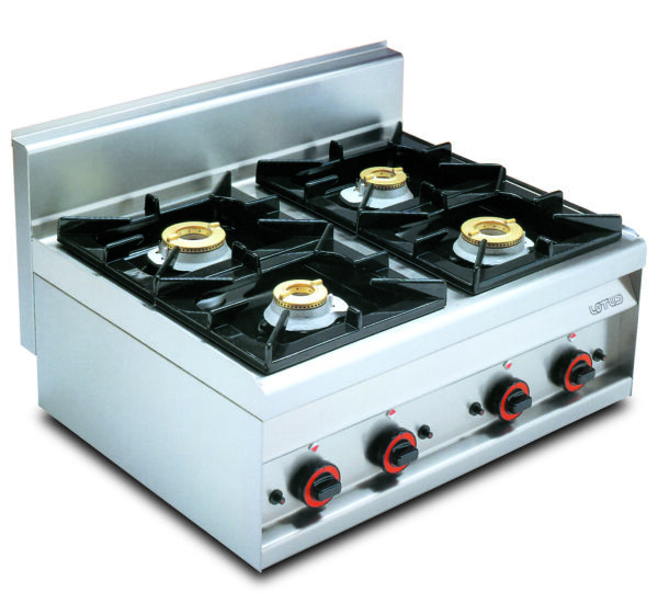PIANO COTTURA GAS 4 fuochi