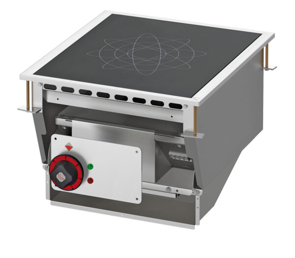 PIANO COTTURA INDUZIONE TRIFASE -  N. 1 zona - Vetro cm.35x35 (non posizionare su forni o cassettiere)