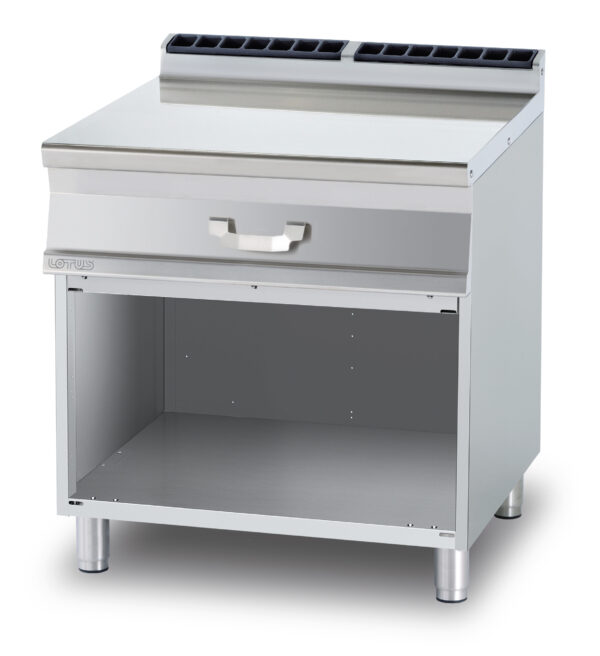 PIANO LAVORO SU MOBILE A GIORNO Cassetto con 2 bacinelle GN 1/1 15h in plastica (inclusa 1 testata chiusura piano mod.TPA-9)