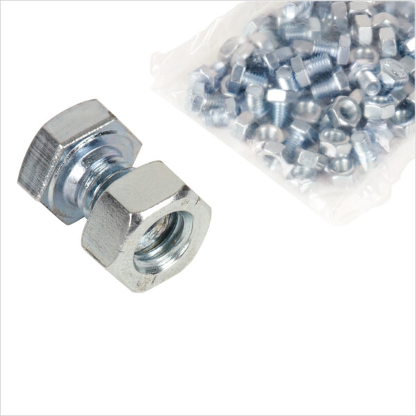 Bullone + dado zincato (imballo 40 pz.)