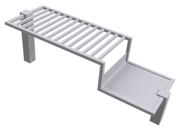 struttura portategami per monoblocco con abbassamento portasalamandra (realizzazioni a progetto)