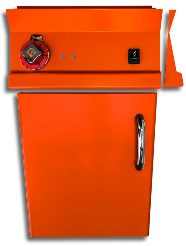 SOVRAPPREZZO porta e pannello comandi serie 60/70/90 verniciati RAL2004 OPACO "ARANCIO PURO"