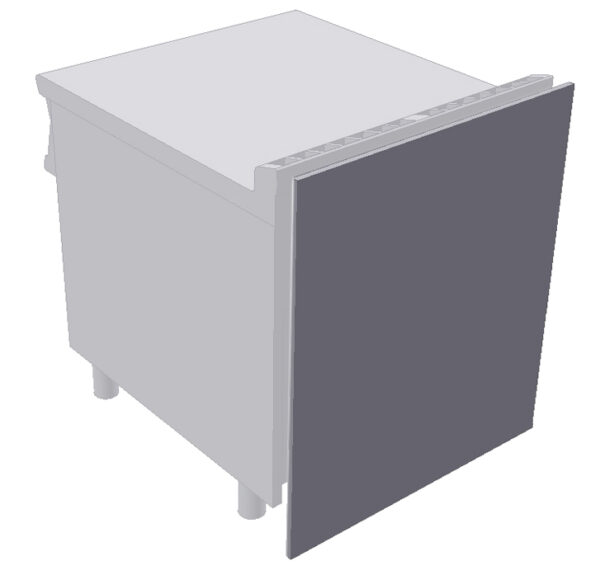 SCHIENA POSTERIORE A VISTA PER FRIGGITRICI GAS (no F2/8-74G)