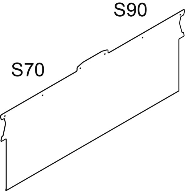 TESTATA 2 LATI SERIE 70/90 DX
