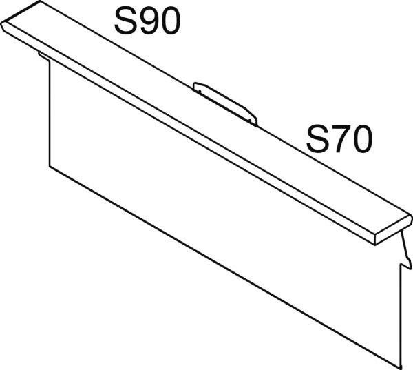 TESTATA 2 LATI SERIE 70/90 SX CON PIANETTO