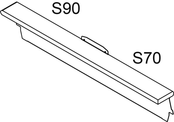 TESTATA 2 LATI SERIE 70TOP/90TOP SX CON PIANETTO