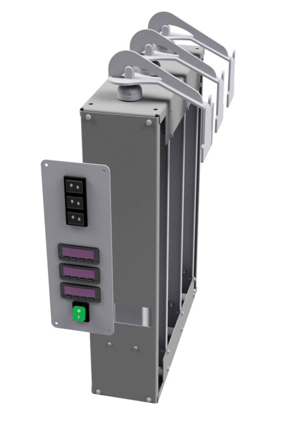 SOLLEVATORE CESTI DA AFFIANCARE AI CUOCIPASTA CPD-84, sollevamento automatico temporizzato o manuale, 3 aste