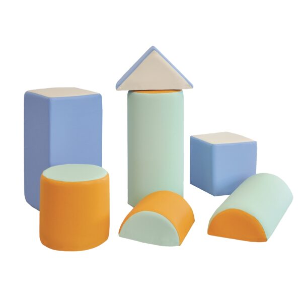 Set Forme Geometriche Psicomotorie Morbide - Kit 7 Pezzi