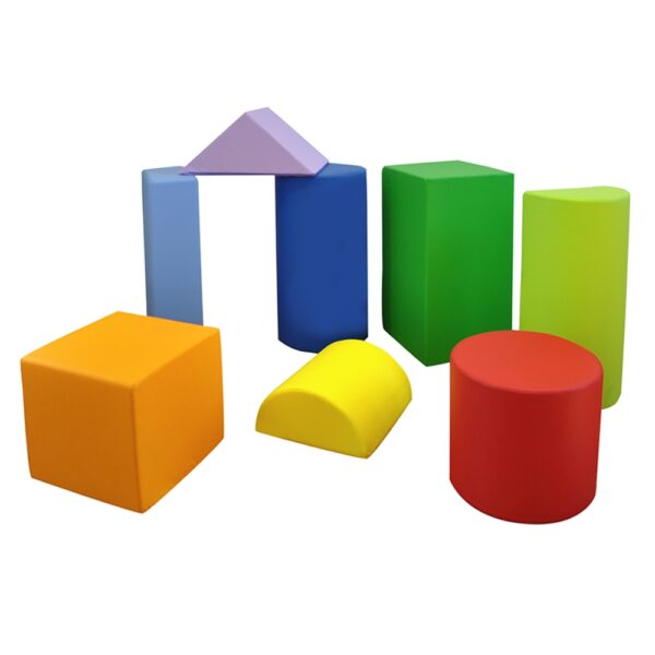 Set Forme Geometriche Psicomotorie Morbide - Kit 8 Pezzi